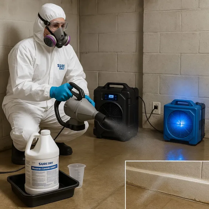 Sanitization and Odor Removal process in Stoughton, MA