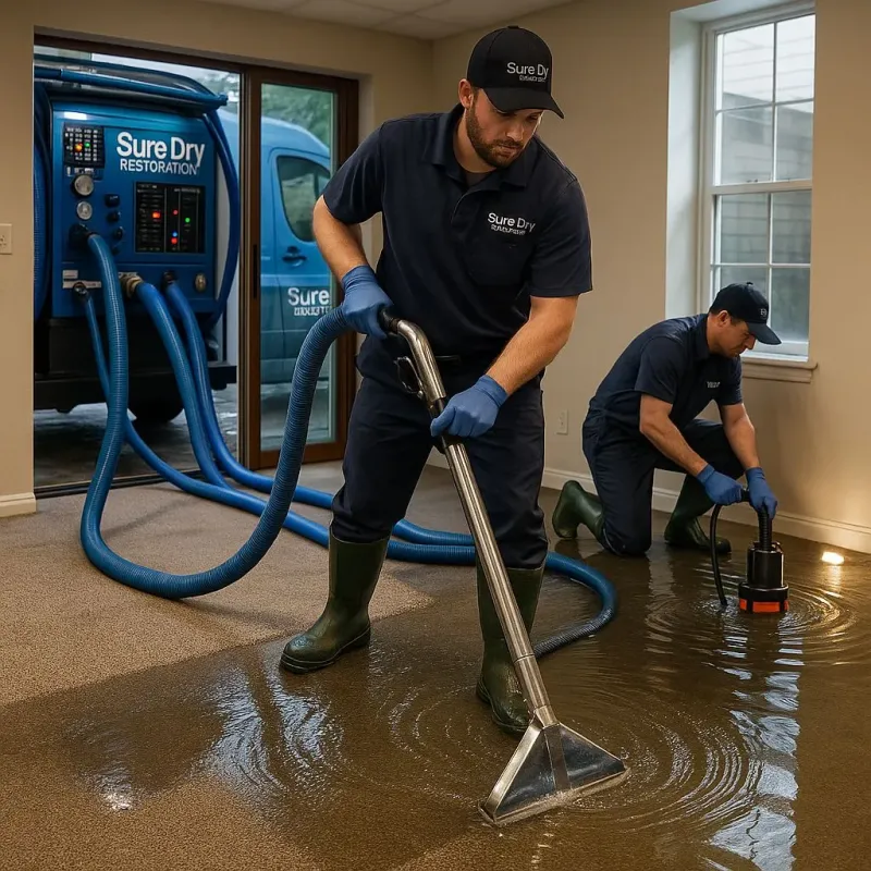 Water Extraction and Removal process in Stoughton, MA